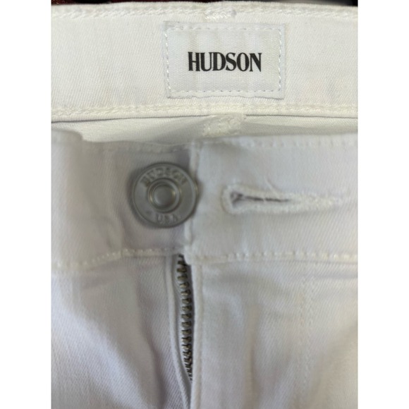 Hudson Ankle Krista Super Skinny White Jeans - Size 32 - Picture 3 of 4